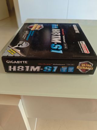 Caja Gigabyte H81M-S1 LGA 1150