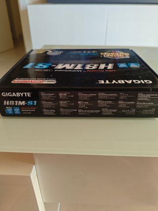 Caja Gigabyte H81M-S1 LGA 1150