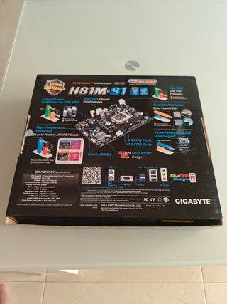 Caja Gigabyte H81M-S1 LGA 1150