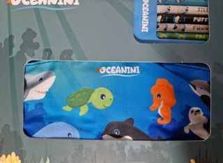 Set astuccio 7 matite Oceanini + peluche