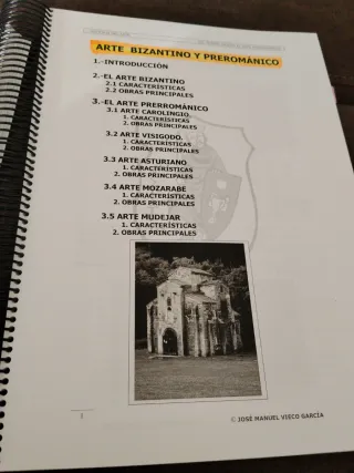 HISTORIA DEL ARTE universal, 2° BACHILLERATO