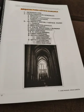 HISTORIA DEL ARTE universal, 2° BACHILLERATO