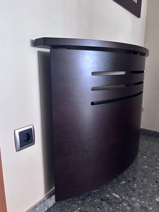 Mueble recibidor con tapa para radiador