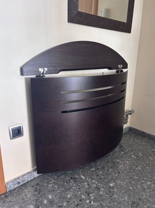 Mueble recibidor con tapa para radiador