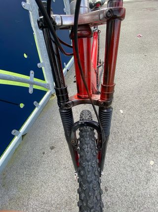 Bicicleta roja