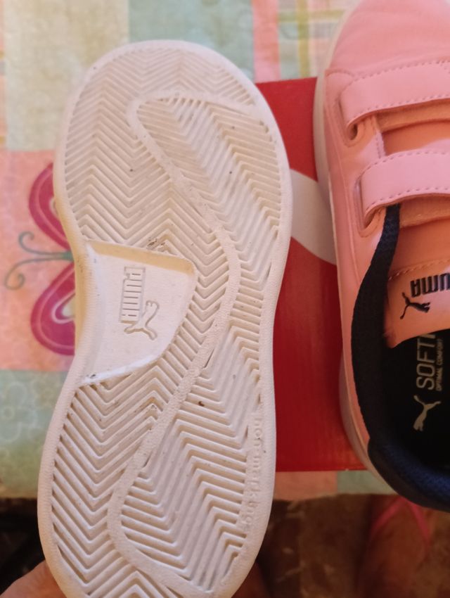 Zapatillas Puma niña T33 rosas