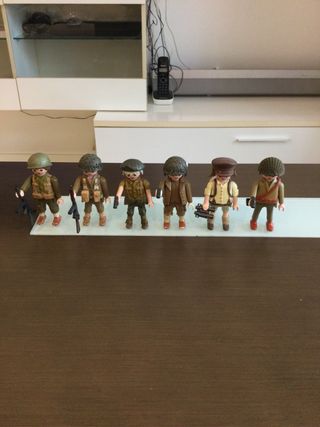 Playmobil Militares 2ª Guerra Mundial 8€ unidad