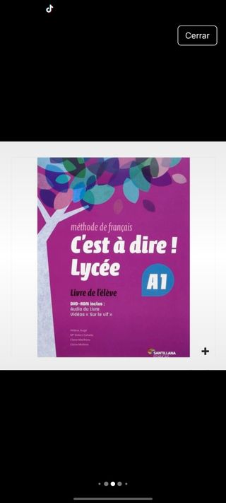 Libro francés primero de bachillerato