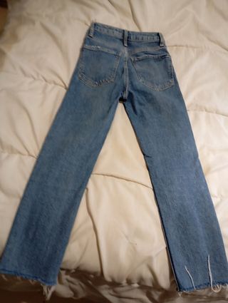 Pantalón vaquero Zara mujer azul