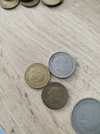 Monedas de Peseta y Duro de Franco