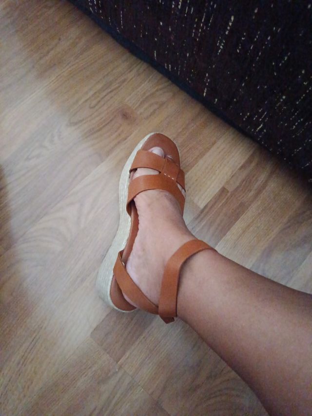 Sandalias Zara Marrones