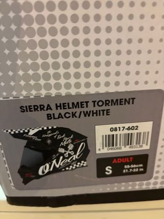 Casco moto.  Talla S