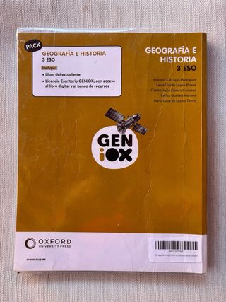 Geografía e Historia 3º ESO. Libro del estudian...