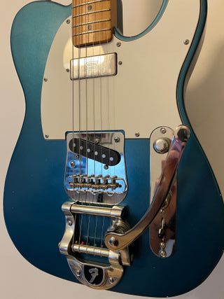 Telecaster Partscaster Lake Placid Blue con Bigsby