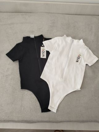 2 Suéteres Manga Corta tipo body