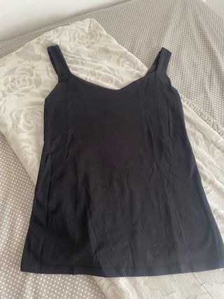 Camiseta de tirantes negra