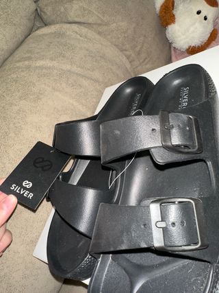 Chanclas Silver Negras