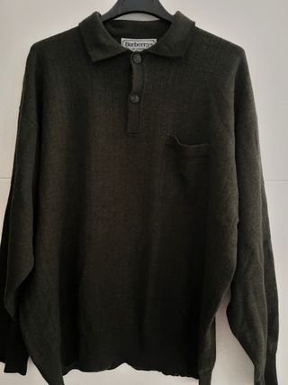 Burberrys Jersey Verde Oliva