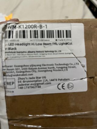 Faro delantero BMW nuevo