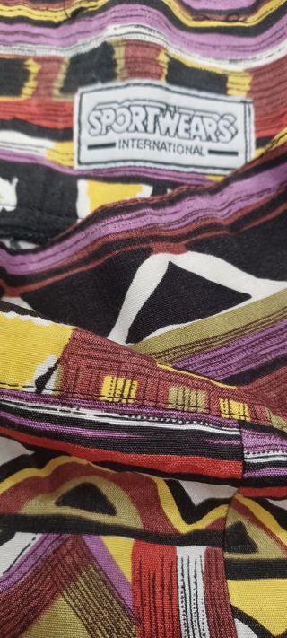 Falda-pantalón larga estampada