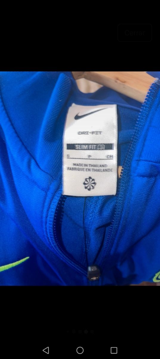 Chaqueta de chándal Barcelona Nike Azul 24/25