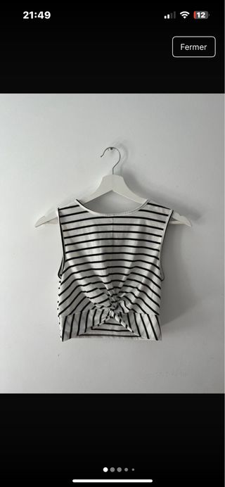 Lote de ropa a rayas