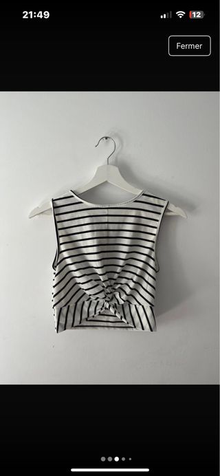 Lote de ropa a rayas