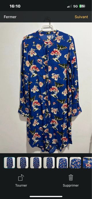 Lote de ropa a rayas