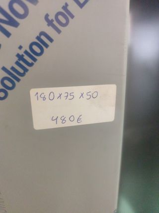 Campana extractora acero inoxidable 1.80m