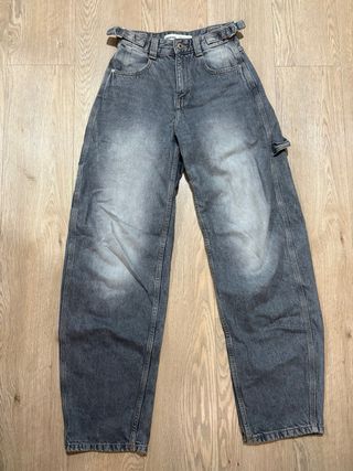 Bershka Jeans Grises Talla 36