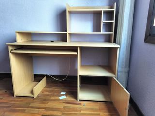 Escritorio Ordenador con 2 Baldas