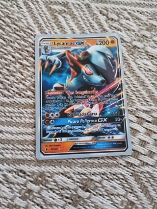 Carta Pokémon Lycanroc GX 2017