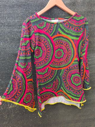 Jersey mangas acampanadas estampado S/M