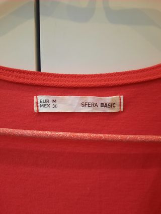 Blusa coral Sfera