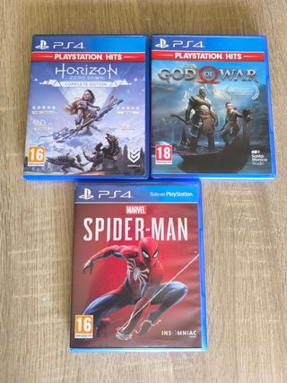 Juegos PS4: Horizon, God of War, Spider-Man