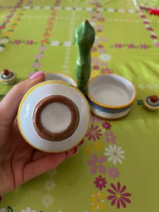 Set condimenti Deruta ceramica
