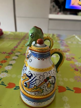 Set condimenti Deruta ceramica