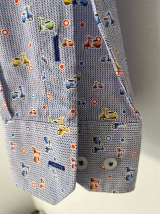 Camisa La Vespita Estampada Hombre Talla 5