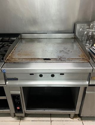 Plancha Fry Top Repagas con Recoge Grasas