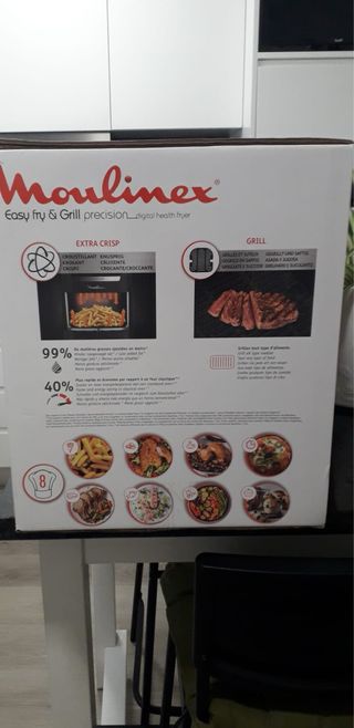 Air fryer Moulinex 2 em 1 como nova
