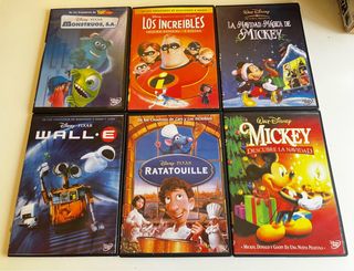 Pack 6 Películas Disney DVD (Español)