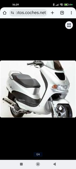 Peugeot Elyseo 49cc Scooter dado de baja