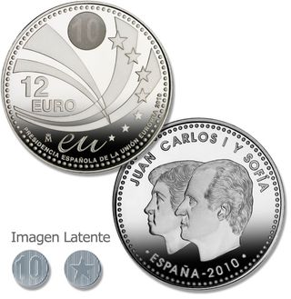 Monedas de plata 12€ España 2010 (FNMT)