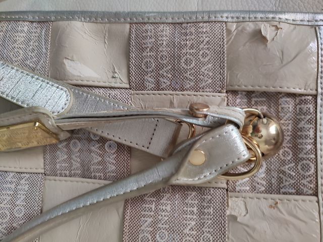 Borsa rigida Valentino panna