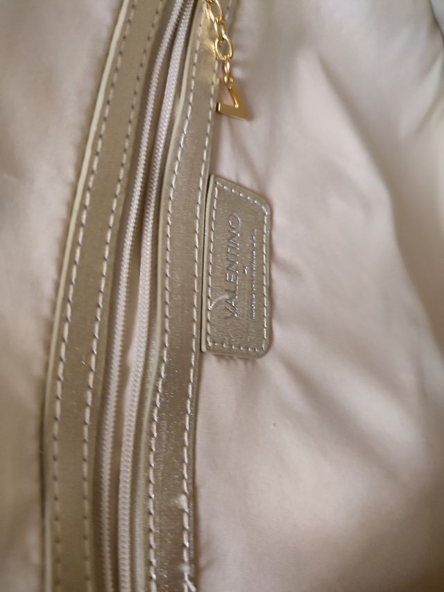 Borsa rigida Valentino panna