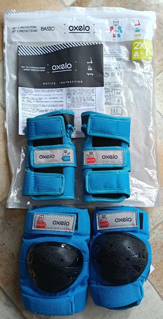 Set Protectores Oxelo Basic 2XS (3-7 años)