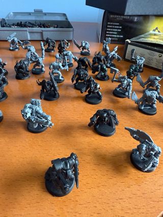 46 Ork Boyz Warhammer 40000 plomo y plástico