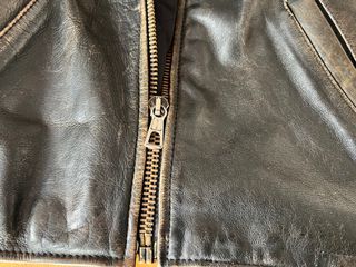 Chaqueta Piel Aviador Moto Unisex diseño años 90