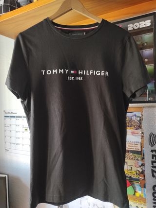 Camiseta Tommy Hilfiger Talla S Negra
