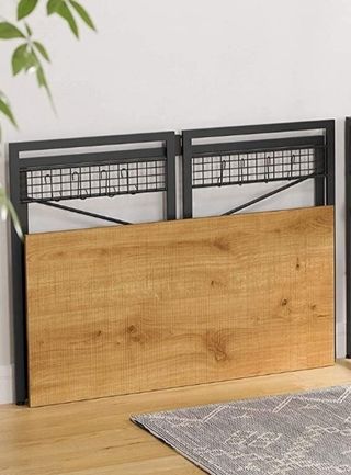 Escritorio plegable madera y acero 100cm